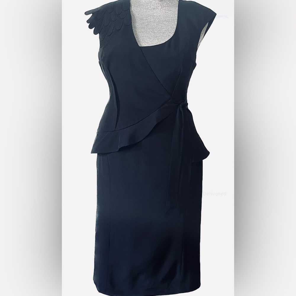 TRACY REESE -RARE- Silk Dress, retro inspired SIZE 8